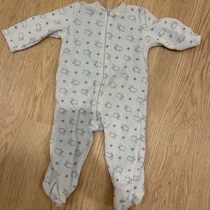 Polar bear plush onesies 9 months